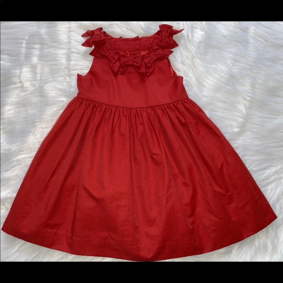 Janie and Jack Red Bow Special Occassion Christmas Holiday Dress 18M 24M - Picture 5 of 7